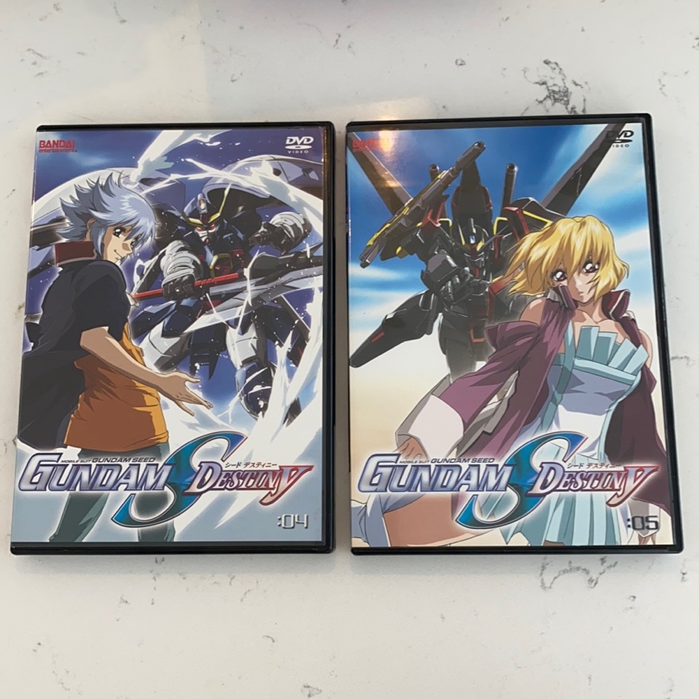 Gundam Seed Destiny DVD volume 4 + 5